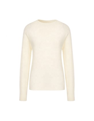 Knitwear manufacturers custom fall winter roundneck long sleeve cashmere blend 2022 fashion women sweaters knit sweater