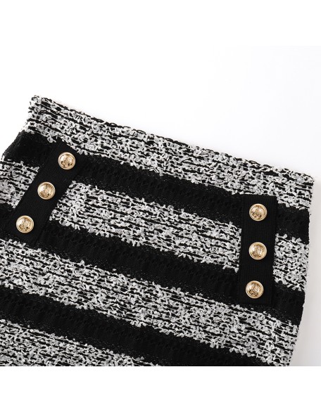 Knitwear manufacturers custom summer high waist mini sexy casual package hip sexy women in short skirts knit skirts