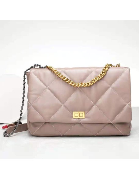 New Fashion Trend Shoulder Hand Bag Crossbody Mini Bag Custom Logo Sheepskin Bags With Chain