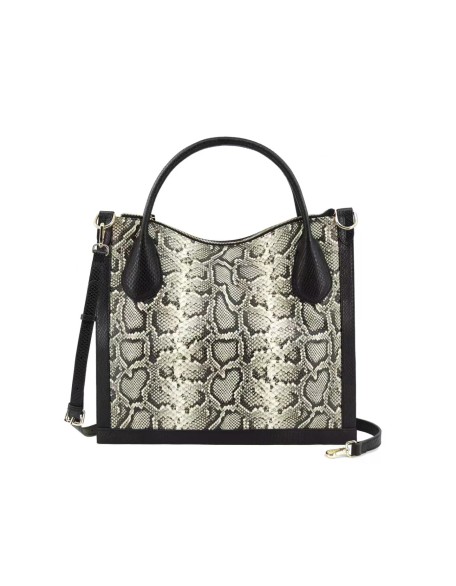 Elegant 2022ss Snake Print Bags Designer Vintage Genuine Leather Big Tote Shoulder Bags for Women
