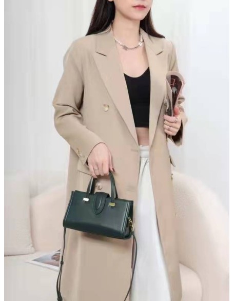 Korean Style Women Handbag Fashion Genuine Leather Shoulder Bag New Design for Ladies