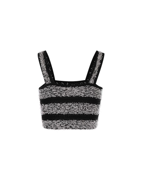 Knitwear manufacturers custom summer sleeveless sexy casual sweater vest women cropped knit sweater halter vest