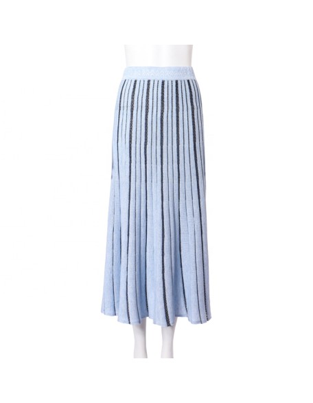 Knitwear manufacturer custom fashion design spring ladies casual knit long skirts for women