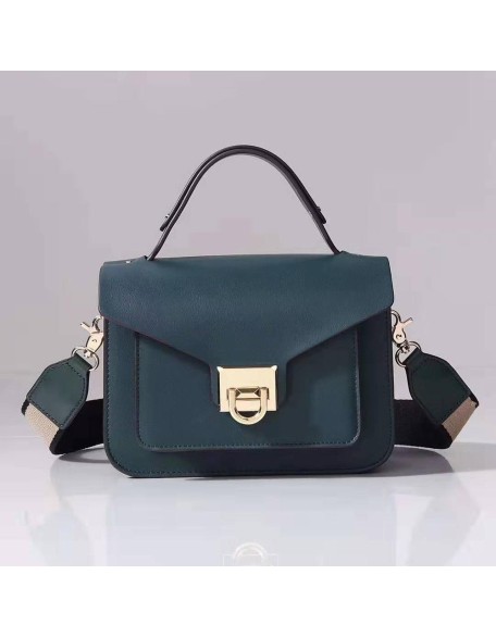 Superior Quality High Grade New Style Cowhide Luxury Genuine Leather Handbags For Women Solid Saddle Bags