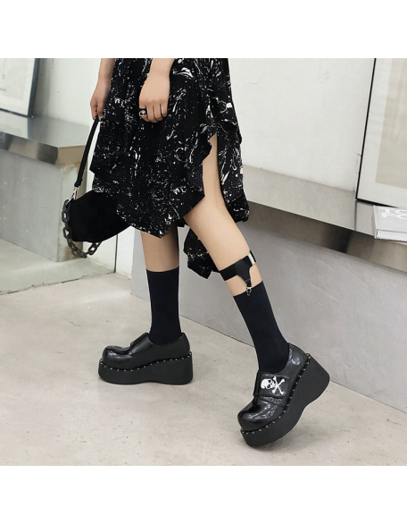 Round toe platform patent flat shoes ladies Mary Jane  boat shoes casual shoes style