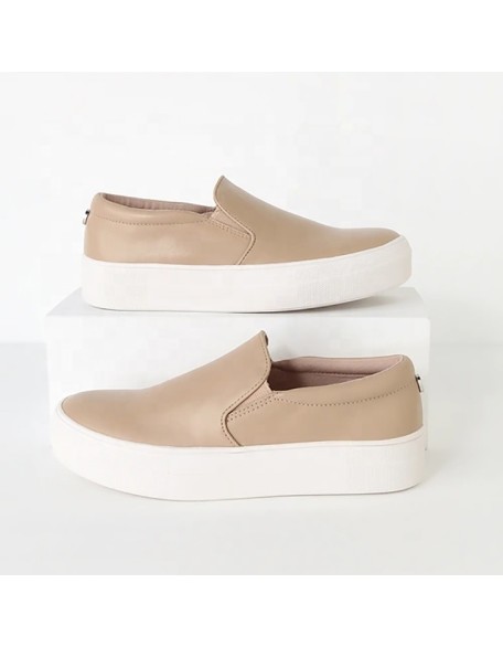 Loafer casual shoes women flat factory making  for wholesale