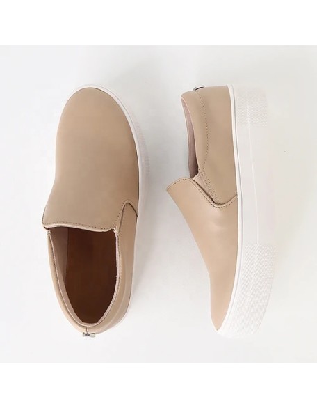 Loafer casual shoes women flat factory making  for wholesale