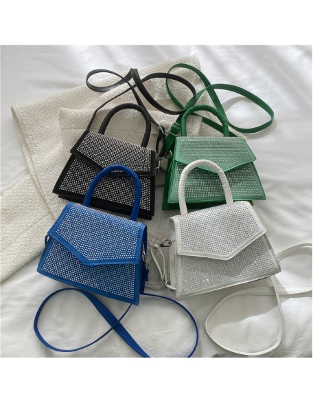New designs diamond women pu leather party evening bag fashion Crossbody handbagfor women lady