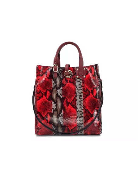 Wholesale Price Snake Pattern Tote Bag Luxury Genuine Leather Cross Body Bag Top Quality Handbags for Women