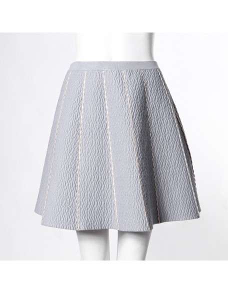 Knitwear manufacturers custom new designs summer knit mature women sexy mini skirt