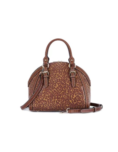 New Design Snake Pattern Shoulder Bag Luxury Genuine Leather Cross Body Bag High Quality Handbags for Women