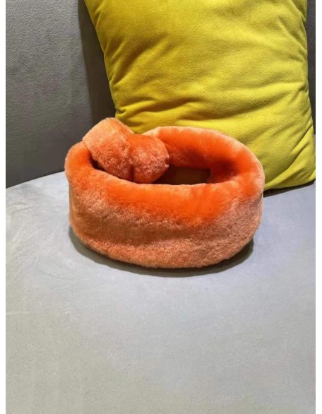 Wholesale Fashion Cute Real sheep Fur handbags woman bags luxury famous brands fur women bag with fur handle