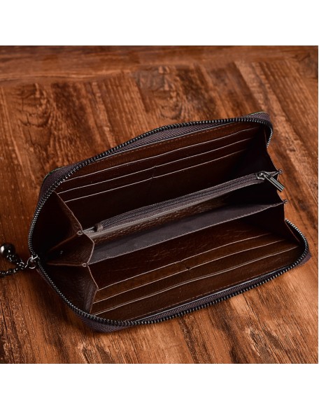 Christmas Popular Genuine Leather Flower Bag Top Quality Card Holder Black Friday Best Wallet for Women