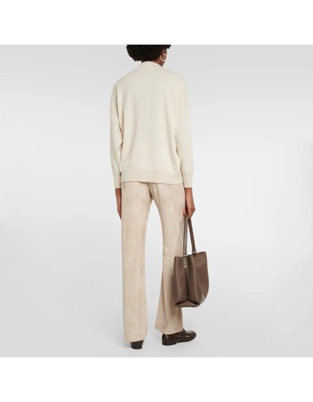 Knitwear manufacturers custom half turtleneck long sleeve elegant casual fashion pullover women knit top cashmere sweater women