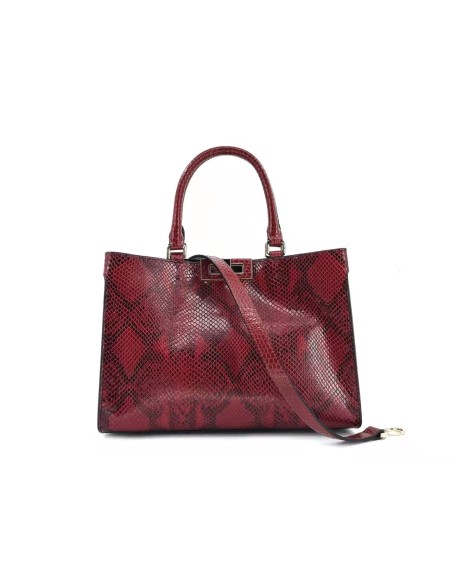 2022 designer trendy shoulder bag high quality wholesale tote bag snake pattern genuine leather handbag for women