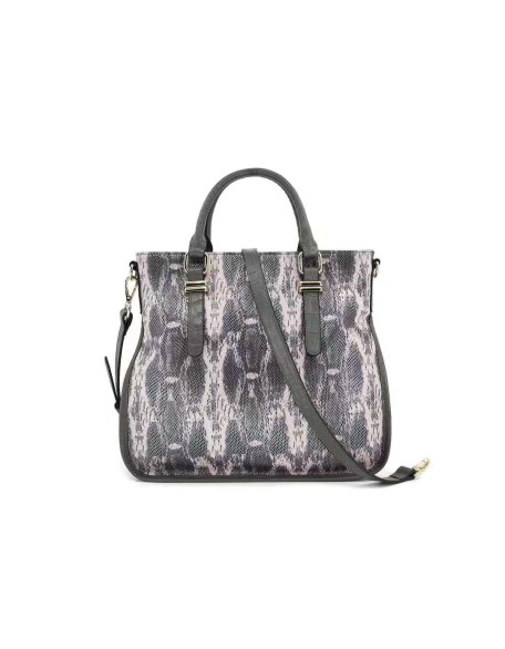 New Style Trendy Snake Skin Pattern Cross Body Bag Genuine Leather Handbag Women Shoulder Bag with Strap