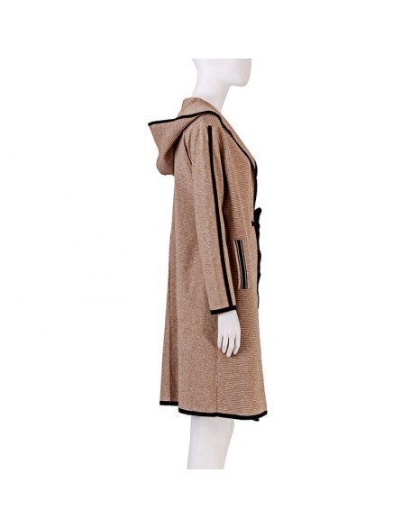2020 new Winter casual long sleeved hooded trench plus size coats