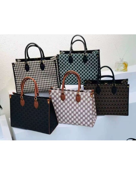 Vintage shoulder messenger bags for women leather tote bag crossbody bag canvas with leather