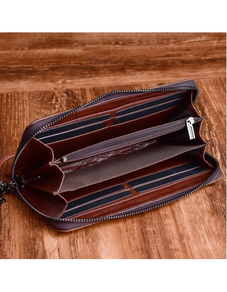Christmas 2022 Hot Sale Gift Purses Multi-slot Card Holder Long Style Luxury Genuine Leather Wallets for Women