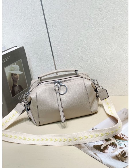 Factory wholesale high quality genuine leather crossbody bag luxury cowhide handbag for women