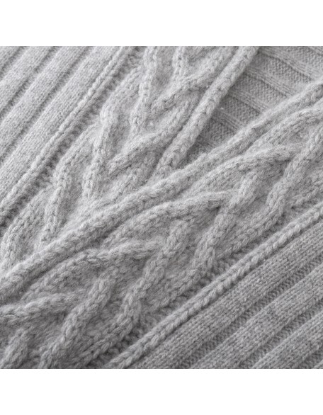Knitwear manufacturers custom grey cape cloak elegant casual wool cashmere winter sweaters for women 2022 knit women's sweaters