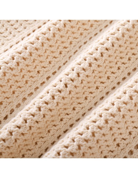 Knitwear manufacturers custom hollowout elegant casual loose knit cotton cardigan women sweater coat knit sweater cardigan women
