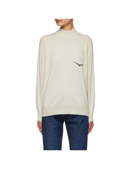 Knitwear manufacturers custom half turtleneck long sleeve elegant casual fashion pullover women knit top cashmere sweater women