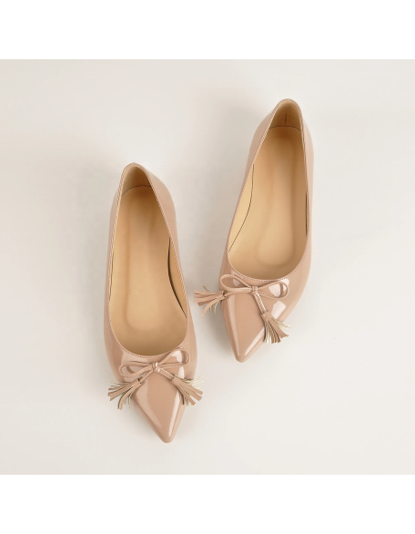 Leopard Pointed toe patent color china Bling mules flat shoes for women and ladies