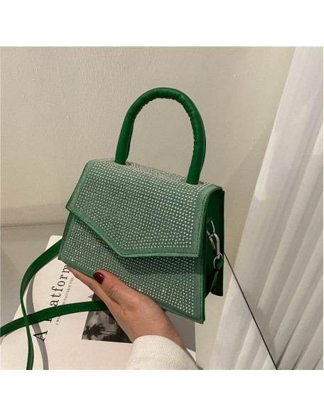 New designs diamond women pu leather party evening bag fashion Crossbody handbagfor women lady