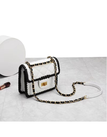 Top Seller Luxury Sheep Skin Women's Messenger Bags Gold Chain Leather Bags Fashion Ladies Handbags