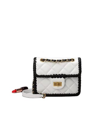 Top Seller Luxury Sheep Skin Women's Messenger Bags Gold Chain Leather Bags Fashion Ladies Handbags