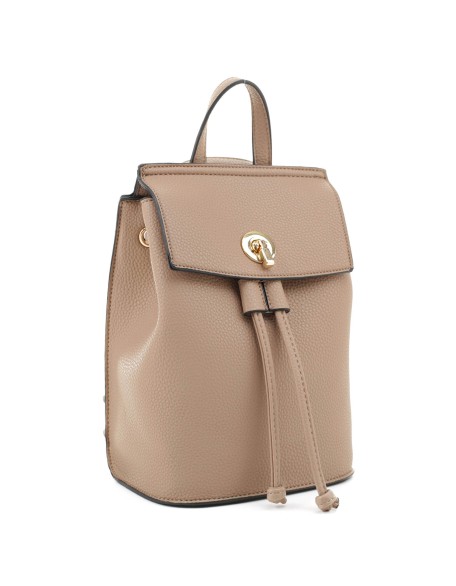 Fashion Drawstring Backpack Satchel Multi-function Lady Shoulder Bag Vegan Leather Women Small Outdoor Backpack