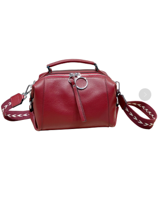 Factory wholesale high quality genuine leather crossbody bag luxury cowhide handbag for women