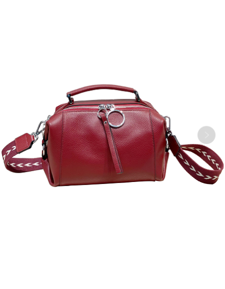 Factory wholesale high quality genuine leather crossbody bag luxury cowhide handbag for women