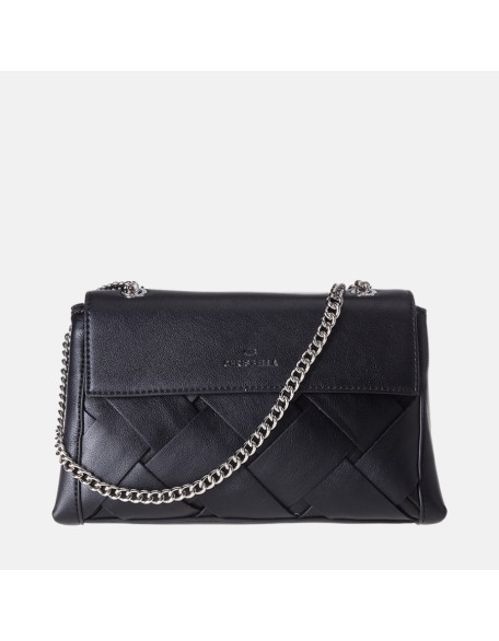 New wholesale fashion women PU leather woven handbags elegance sling purse handbag for women ladies