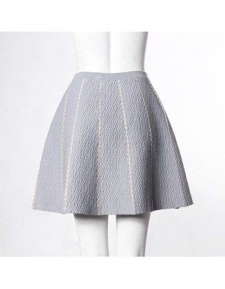Knitwear manufacturers custom new designs summer knit mature women sexy mini skirt