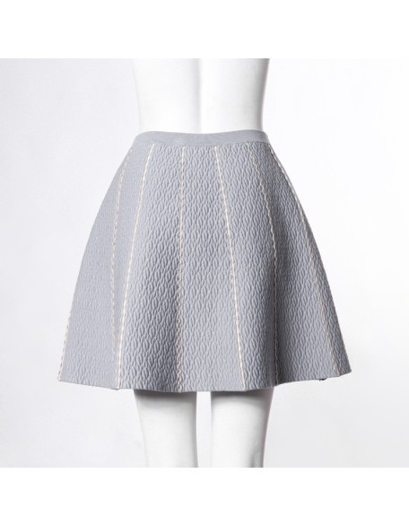 Knitwear manufacturers custom new designs summer knit mature women sexy mini skirt