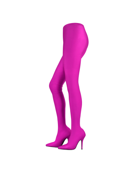 Elastic Slim Pantyhose womens boots high heels pointy toe stilettos shoes wholesaler price in factory