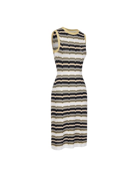 Knitwear manufacturers custom sleeveless elegant dresses summer casual bodycon dress for woman sweater knit women's dresses