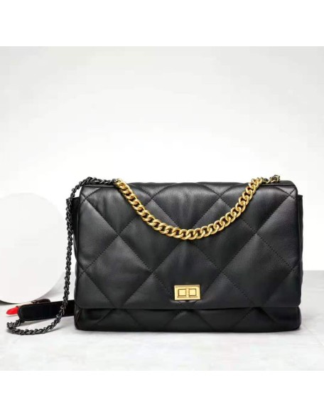 New Fashion Trend Shoulder Hand Bag Crossbody Mini Bag Custom Logo Sheepskin Bags With Chain