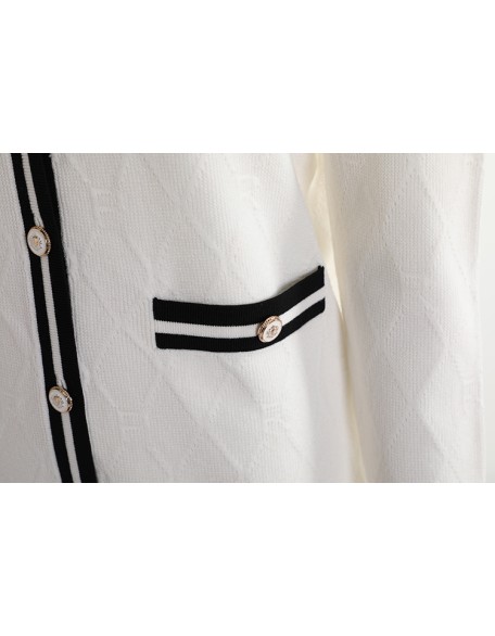 2021 new white v neck cardigan Knit long Sweaters Ladies Coat Plus Size Sweaters