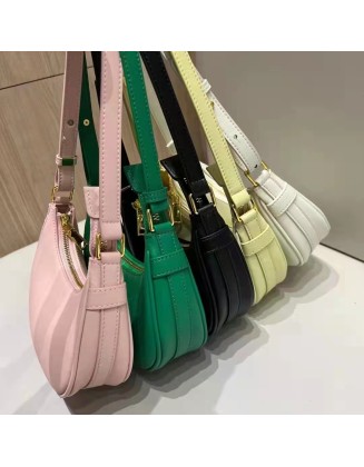 Factory Direct Sale Better Price Fashion Lady Underarm Bag Half Moon Handbag
