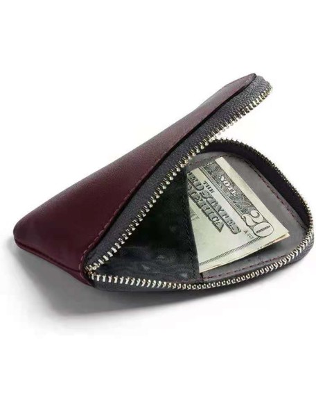 Hot Sale Genuine Leather Card Pocket Wallet Man Minimalist Card Holder