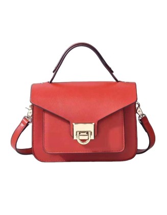 Superior Quality High Grade New Style Cowhide Luxury Genuine Leather Handbags For Women Solid Saddle Bags