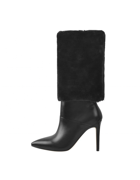 Brand added snow boot women's fur material little girl boots shoes ODM design New fashion footwear factory collection