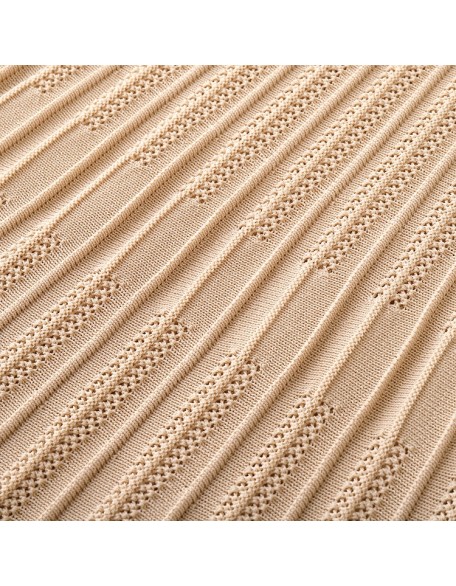 Knitwear manufacturers custom summer high waist elastic ribbed knit women's long skirt