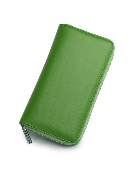Hot sale high quality fashion luxury women designer purse wallet for women fashionable RFID genuine leather wallets
