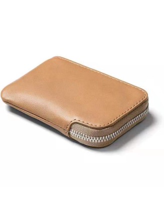 Hot Sale Genuine Leather Card Pocket Wallet Man Minimalist Card Holder