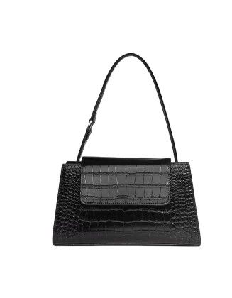 Factory Direct Sale Better Price Cowhide leather Crocodile Pattern Bag Branded Fashion Handbag
