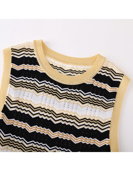 Knitwear manufacturers custom sleeveless elegant dresses summer casual bodycon dress for woman sweater knit women's dresses